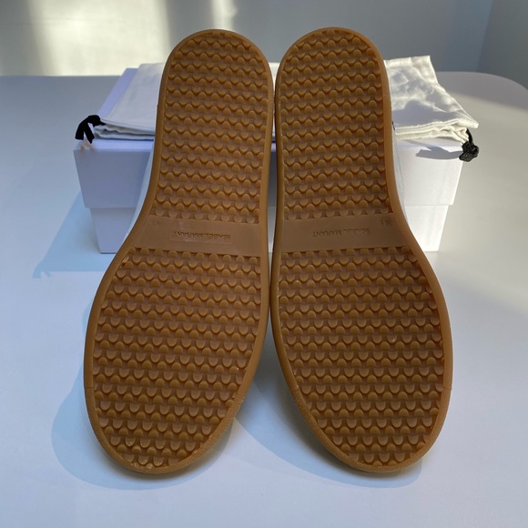 Isabel Marant Beth Sneaker in White/Black/Gum Sole sz 41 New in Box - Picture 7 of 9